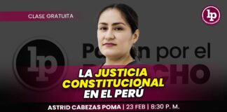 Clase gratuita sobre la justicia constitucional en el Perú. Llena el formulario para recibir las diapositivas