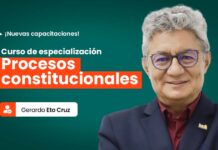 Curso de especialización en procesos constitucionales. Hasta 18 FEB un libro gratis