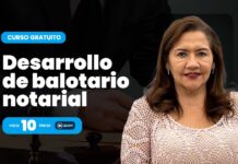 Curso gratuito «Desarrollo de balotario notarial». Inicio 10 MARZO