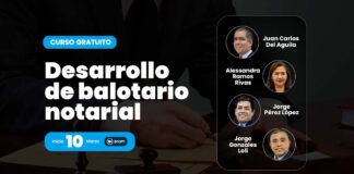 Curso gratuito «Desarrollo de balotario notarial». Inicio 10 MARZO