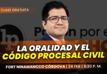 Clase gratuita sobre la oralidad y el código procesal civil. Llena el formulario para recibir las diapositivas