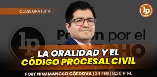 Clase gratuita sobre la oralidad y el código procesal civil. Llena el formulario para recibir las diapositivas