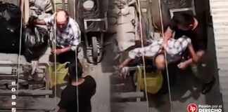 Inician investigación preliminar contra sujeto captado en video cuando intentaba ahorcar a su padre