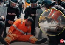 Realizan diligencias por explosión que fracturó la pierna a trabajador de limpieza tras patear artefacto envuelto en periódico