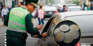 Condenan a sujeto que entregó S/10 en monedas a policía tras cometer infracción de tránsito
