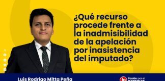 ¿Qué recurso procede frente a la inadmisibilidad de la apelación por inasistencia del imputado?