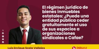 El régimen jurídico de bienes inmuebles estatales: ¿Puede una entidad pública ceder gratuitamente el uso de sus espacios a organizaciones sindicales o Cafae?