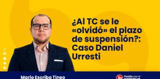 ¿Al TC se le «olvidó» el plazo de suspensión?: Caso Daniel Urresti