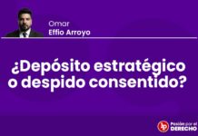 ¿Depósito estratégico o despido consentido?