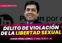Clase gratuita sobre el delito de violación de la libertad sexual. Llena el formulario para recibir las diapositivas