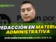 Clase gratuita sobre «Redacción en materia administrativa». Llena el formulario para recibir las diapositivas.