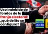 Uso indebido de fondos de la franja electoral: ¿configura algún delito?