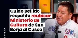 Guido Bellido plantea reubicar Ministerio de Cultura de San Borja al Cusco