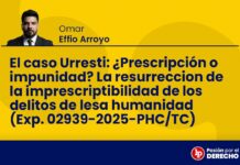 El caso Urresti: ¿Prescripción o impunidad? La resurreccion de la imprescriptibilidad de los delitos de lesa humanidad (Exp. 02939-2025-PHC/TC)