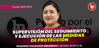 Clase gratuita sobre supervisión del seguimiento y ejecución de las medidas de protección. Llena el formulario para recibir las diapositivas