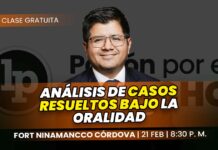 Clase gratuita sobre análisis de casos resueltos bajo la oralidad. Llena el formulario para recibir las diapositivas