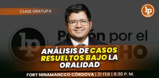 Clase gratuita sobre análisis de casos resueltos bajo la oralidad. Llena el formulario para recibir las diapositivas