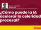 ¿Cómo puede la IA acelerar la celeridad procesal?