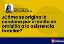 ¿Cómo se origina la condena por el delito de omisión a la asistencia familiar?
