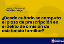 ¿Desde cuándo se computa el plazo de prescripción en el delito de omisión de asistencia familiar?
