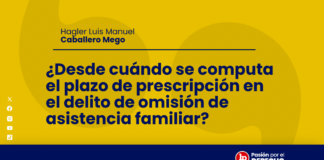 ¿Desde cuándo se computa el plazo de prescripción en el delito de omisión de asistencia familiar?