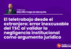El teletrabajo desde el extranjero: error inexcusable del TSC al validar la negligencia institucional como argumento jurídico