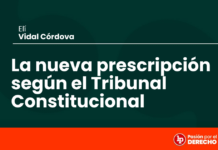 La nueva prescripción según el Tribunal Constitucional