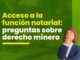 Acceso a la función notarial: 9 preguntas sobre derecho minero planteadas en exámenes previos. ¿Puedes resolverlas?
