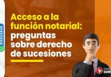 Acceso a la función notarial: 13 preguntas sobre derecho de sucesiones planteadas en exámenes previos. ¿Puedes resolverlas?