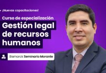 Curso de especialización Gestión legal de recursos humanos. Inicio: 27 FEB