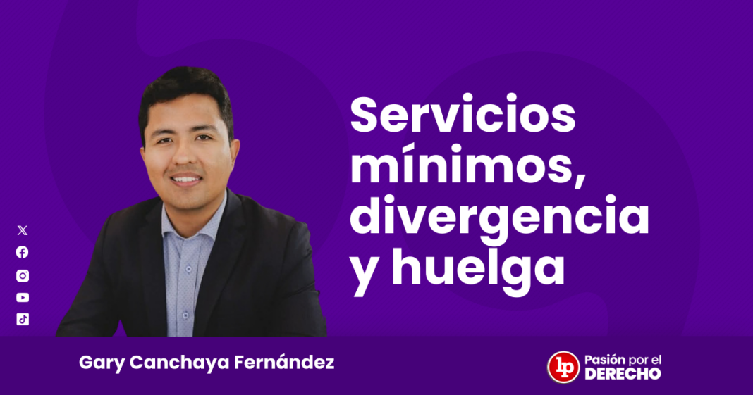 Servicios minimos, divergencia y huelga - LPDerecho