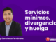 Servicios mínimos, divergencia y huelga