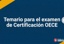 Temario de evaluación del examen de certificación OECE