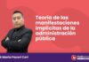 Teoría de las manifestaciones implícitas de la administración pública