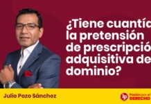 ¿Tiene cuantía la pretensión de prescripción adquisitiva de dominio?