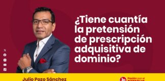 ¿Tiene cuantía la pretensión de prescripción adquisitiva de dominio?