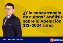 ¿Y la concurrencia de culpas? Análisis sobre la Apelación 313-2024 Lima