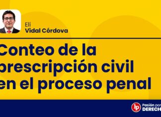 Conteo de la prescripción civil en el proceso penal