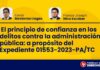 El principio de confianza en los delitos contra la administración pública: a propósito del Expediente 01553-2023-PA/TC