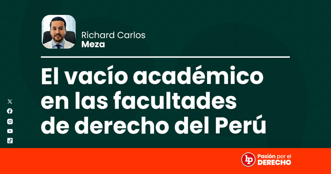 BANNER El vacío académico en las facultades de derecho del Perú-LP