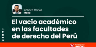 El vacío académico en las facultades de derecho del Perú