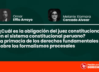 ¿Cuál es la obligación del juez constitucional en el sistema constitucional peruano? La primacía de los derechos fundamentales sobre los formalismos procesales