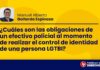 ¿Cuáles son las obligaciones de un efectivo policial al momento de realizar el control de identidad de una persona LGTBI?