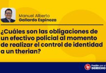 ¿Cuáles son las obligaciones de un efectivo policial al momento de realizar el control de identidad a un therian?