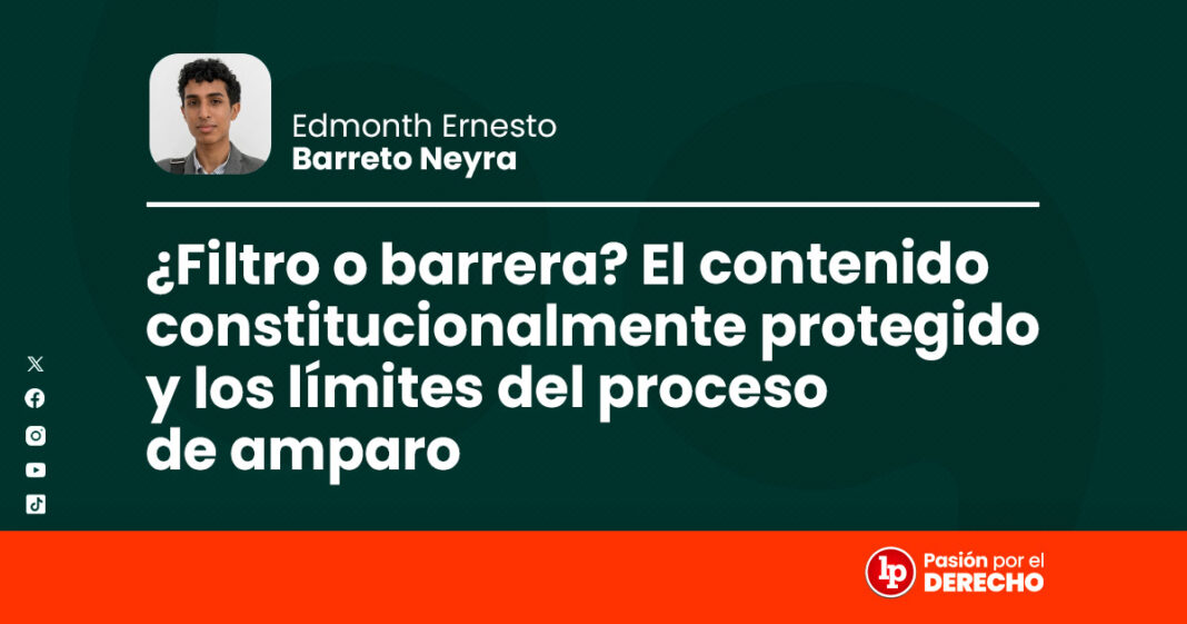BANNER filtro o barrera contenido constitucionalmente-LP