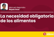 La necesidad obligatoria de los alimentos
