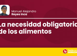 La necesidad obligatoria de los alimentos