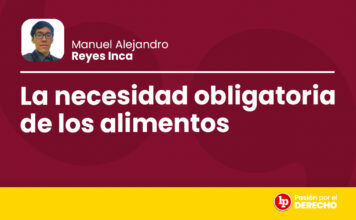 La necesidad obligatoria de los alimentos