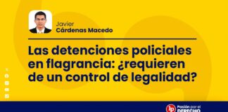 Las detenciones policiales en flagrancia: ¿requieren de un control de legalidad?