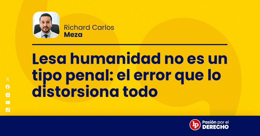 BANNER lesa humanidad no es un tipo penal-LP
